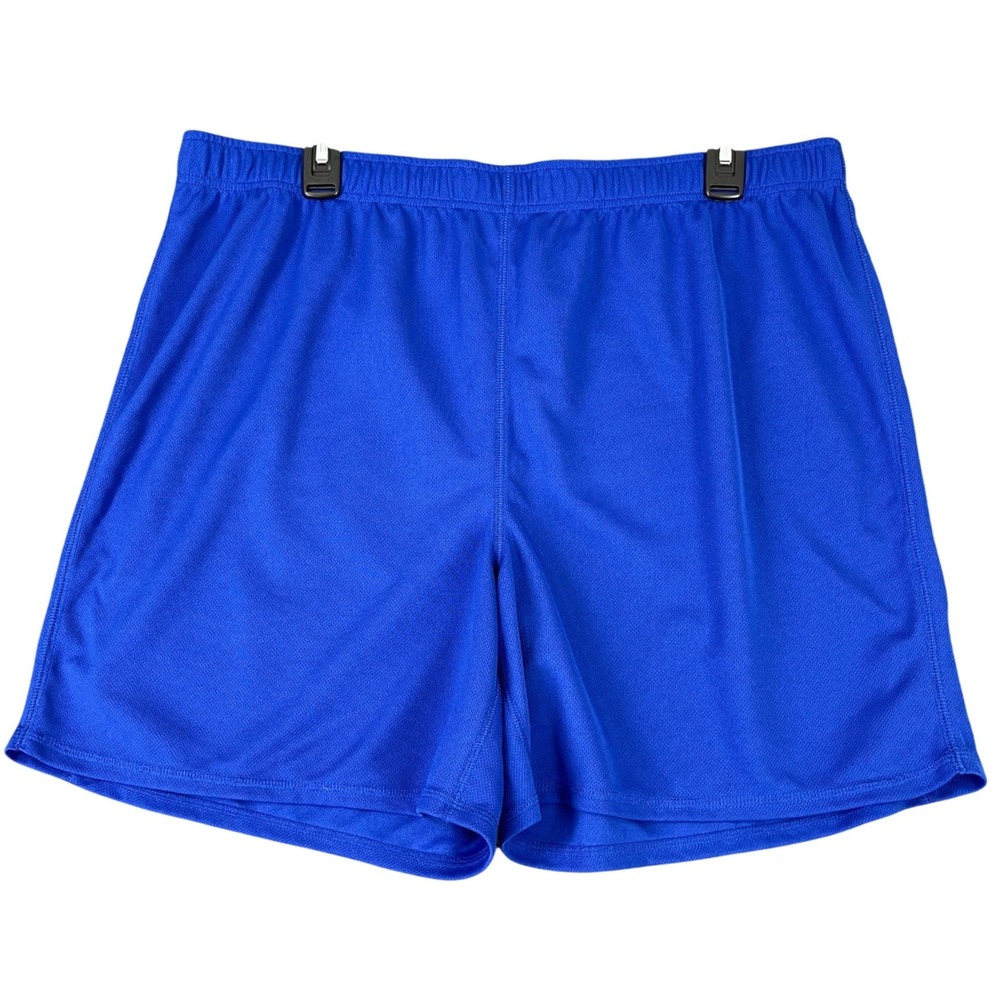 Lands End Mesh Athletic Shorts Royal Blue Performance Gym Workout Running XL Men